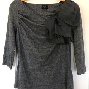 Deletta Anthropologie grey top